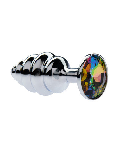 231644 - Kinki Range Alloy Gemmed Butt Plug - 2.9 Inch - Just for you desires
