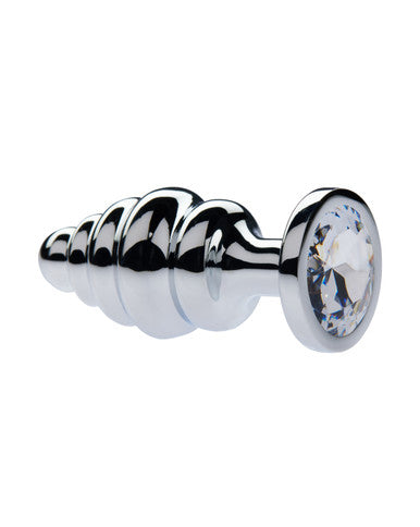 231655 - Kinki Range Alloy Gemmed Butt Plug - 3.2 Inch - Just for you desires