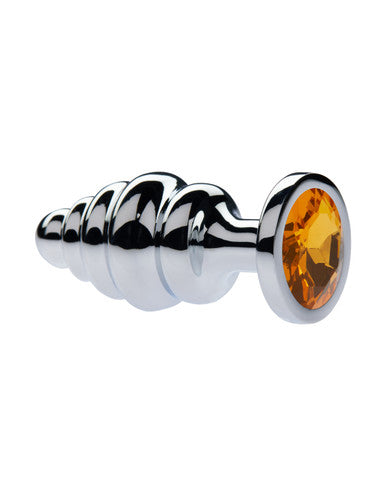 231658 - Kinki Range Alloy Gemmed Butt Plug - 3.2 Inch - Just for you desires