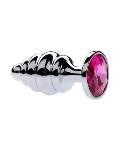 231660 - Kinki Range Alloy Gemmed Butt Plug - 3.7 Inch - Just for you desires