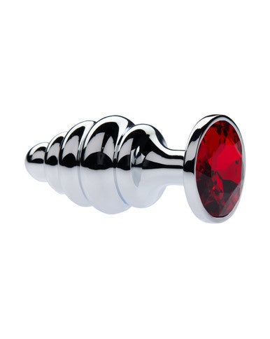 231661 - Kinki Range Alloy Gemmed Butt Plug - 3.7 Inch - Just for you desires