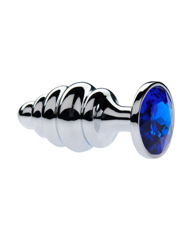 231663 - Kinki Range Alloy Gemmed Butt Plug - 3.7 Inch - Just for you desires