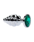 231667 - Kinki Range Alloy Gemmed Butt Plug - 3.7 Inch - Just for you desires