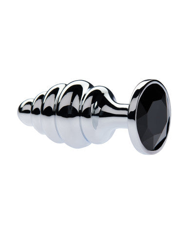 231669 - Kinki Range Alloy Gemmed Butt Plug - 3.7 Inch - Just for you desires