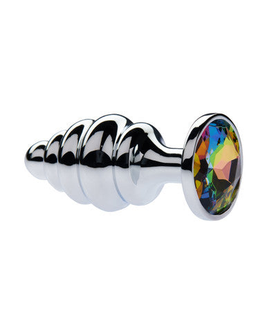 231670 - Kinki Range Alloy Gemmed Butt Plug - 3.7 Inch - Just for you desires