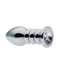231705 - Kinki Ribbed Gemmed Butt Plug - 4 Inch - Just for you desires