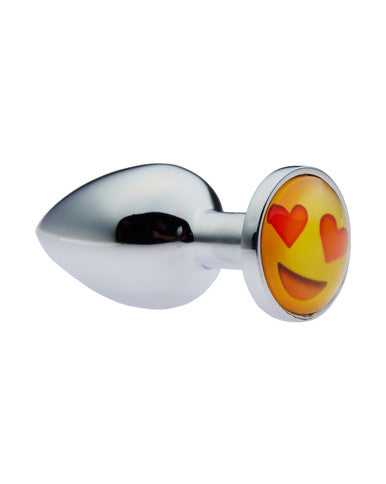 231736 - Kinki Lovey Dovey Emoji Anal Plug - 2.7 Inch - Just for you desires