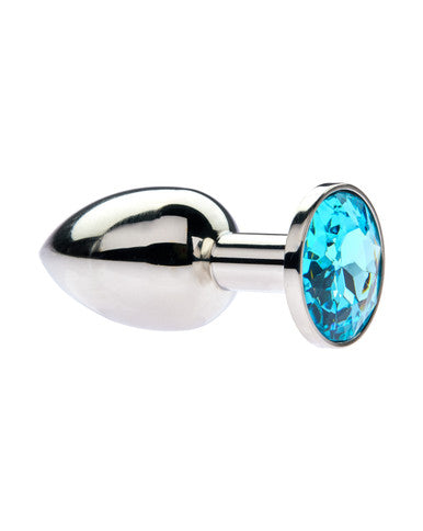 231929 - Kinki Range Stainless Steel Jewelled Butt Plug - 2.9 Inch - Just for you desires