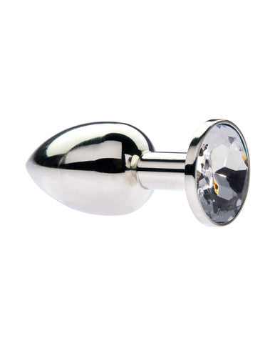 231935 - Kinki Range Stainless Steel Jewelled Butt Plug - 2.9 Inch - Just for you desires