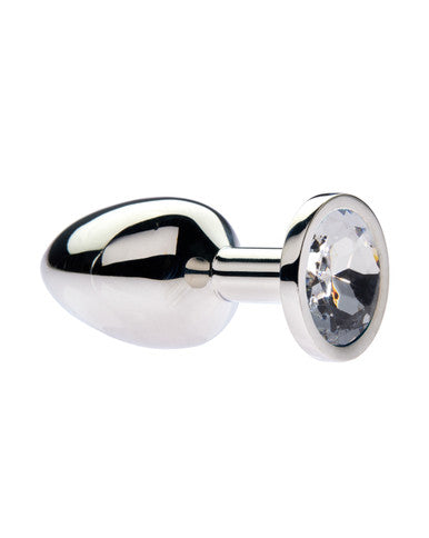 231948 - Kinki Range Stainless Steel Jewelled Butt Plug - 3.2 Inch - Just for you desires