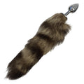232008 - Striped Butt Plug Tail - Just for you desires