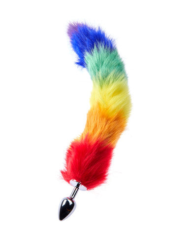 232022 - Kinki Range Bushy Tail Skeleton Fur Butt Plug - 2.9 Inch - Just for you desires