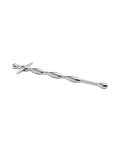 232099 - Kinki Range Stainless Steel Ribbed Penis Plug - 5.9 Inch - Just for you desires