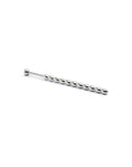 232100 - Kinki Range Stainless Steel Twisted Penis Plug - 6.1 Inch - Just for you desires