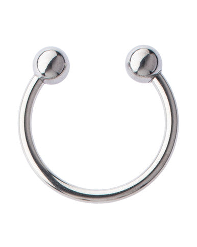 232143 - Kinki Range Double Ball Open Stainless Steel Penis Head Ring - Just for you desires