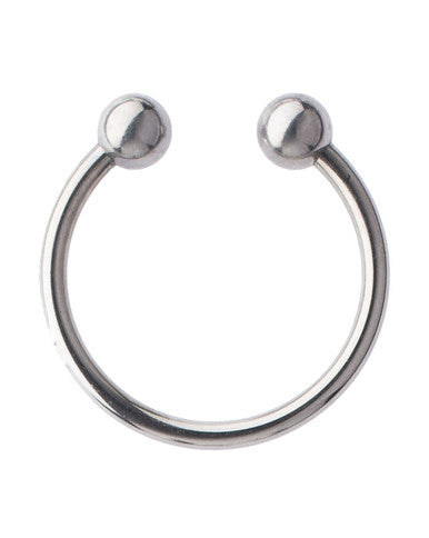 232144 - Kinki Range Double Ball Open Stainless Steel Penis Head Ring - Just for you desires