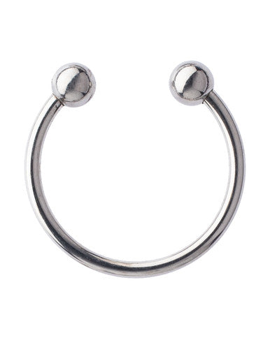 232145 - Kinki Range Double Ball Open Stainless Steel Penis Head Ring - Just for you desires
