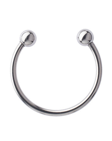232146 - Kinki Range Double Ball Open Stainless Steel Penis Head Ring - Just for you desires