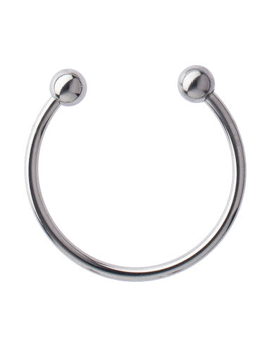 232147 - Kinki Range Double Ball Open Stainless Steel Penis Head Ring - Just for you desires