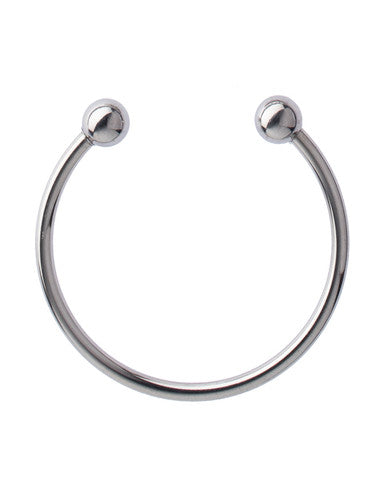 232148 - Kinki Range Double Ball Open Stainless Steel Penis Head Ring - Just for you desires
