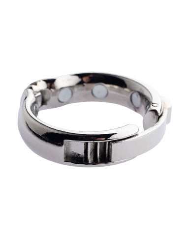 232168 - Kinki Range Stainless Steel Adjustable Penis Head Ring - 1.1 Inch - Just for you desires