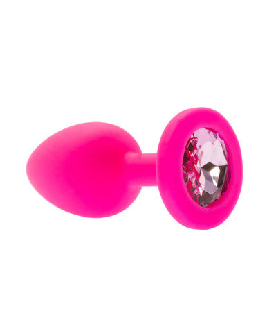 232437 - Kinki Range Silicone Gemmed Butt Plug - 2.8 Inch - Just for you desires