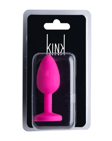 232438 - Kinki Range Silicone Gemmed Butt Plug - 2.8 Inch - Just for you desires