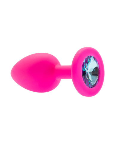 232440 - Kinki Range Silicone Gemmed Butt Plug - 2.8 Inch - Just for you desires