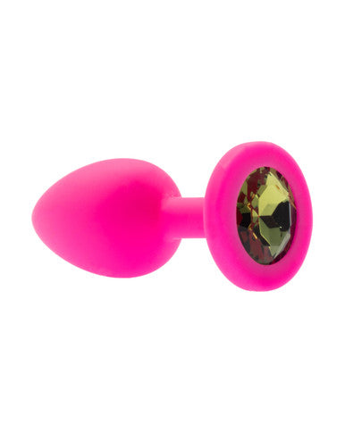232444 - Kinki Range Silicone Gemmed Butt Plug - 2.8 Inch - Just for you desires