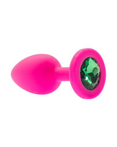 232445 - Kinki Range Silicone Gemmed Butt Plug - 2.8 Inch - Just for you desires