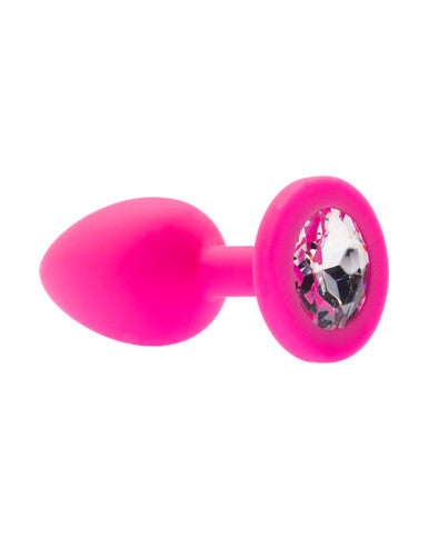 232446 - Kinki Range Silicone Gemmed Butt Plug - 2.8 Inch - Just for you desires