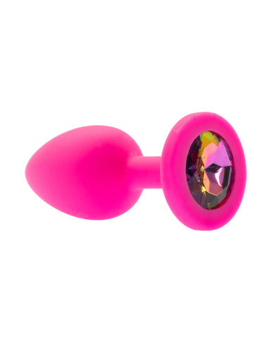 232448 - Kinki Range Silicone Gemmed Butt Plug - 2.8 Inch - Just for you desires
