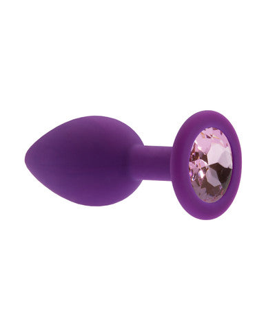 232463 - Kinki Range Silicone Gemmed Butt Plug - 2.8 Inch - Just for you desires