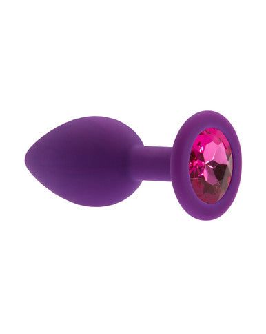 232464 - Kinki Range Silicone Gemmed Butt Plug - 2.8 Inch - Just for you desires