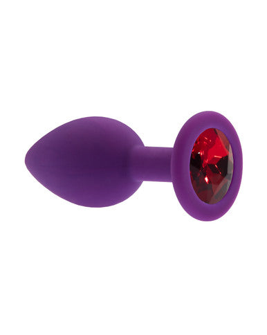 232465 - Kinki Range Silicone Gemmed Butt Plug - 2.8 Inch - Just for you desires