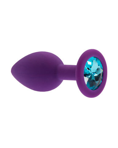 232466 - Kinki Range Silicone Gemmed Butt Plug - 2.8 Inch - Just for you desires