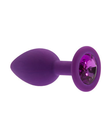 232469 - Kinki Range Silicone Gemmed Butt Plug - 2.8 Inch - Just for you desires
