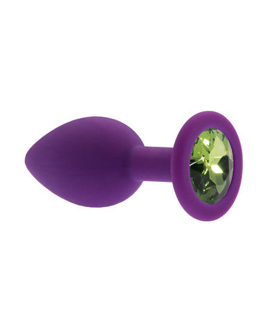 232470 - Kinki Range Silicone Gemmed Butt Plug - 2.8 Inch - Just for you desires