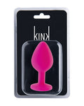 232492 - Kinki Range Silicone Gemmed Butt Plug - 3.1 Inch - Just for you desires