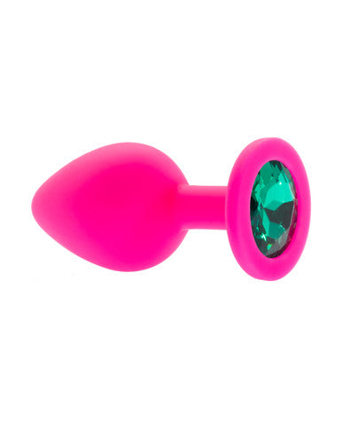 232497 - Kinki Range Silicone Gemmed Butt Plug - 3.1 Inch - Just for you desires