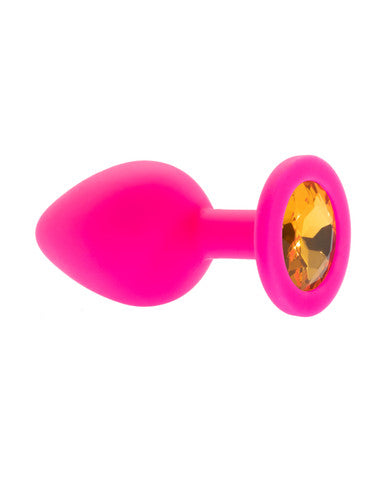 232501 - Kinki Range Silicone Gemmed Butt Plug - 3.1 Inch - Just for you desires