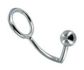 Chrome Plated Anal Ball with Cock Ring - Just for you desires