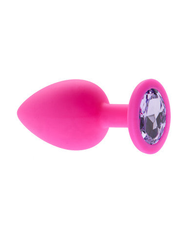 232546 - Kinki Range Silicone Gemmed Butt Plug - 3.8 Inch - Just for you desires