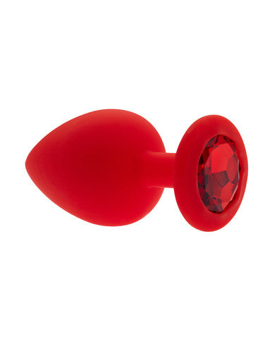 232556 - Kinki Range Silicone Gemmed Butt Plug - 3.8 Inch - Just for you desires
