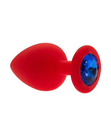 232558 - Kinki Range Silicone Gemmed Butt Plug - 3.8 Inch - Just for you desires