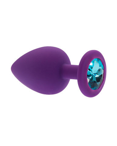 232570 - Kinki Range Silicone Gemmed Butt Plug - 3.8 Inch - Just for you desires