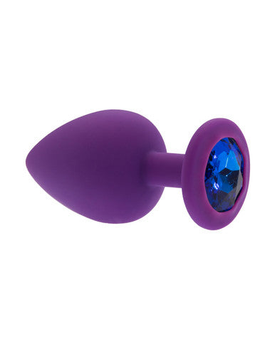 232571 - Kinki Range Silicone Gemmed Butt Plug - 3.8 Inch - Just for you desires
