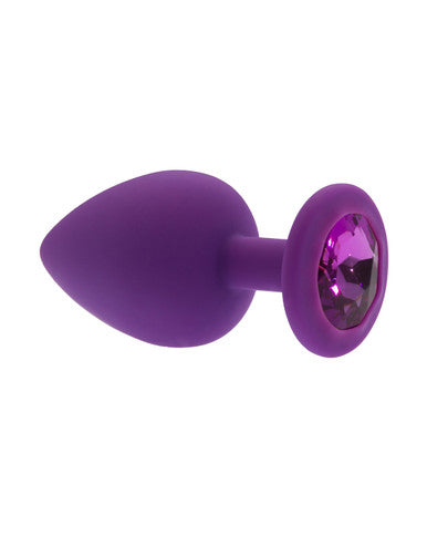 232573 - Kinki Range Silicone Gemmed Butt Plug - 3.8 Inch - Just for you desires
