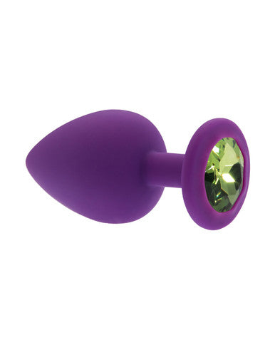 232574 - Kinki Range Silicone Gemmed Butt Plug - 3.8 Inch - Just for you desires