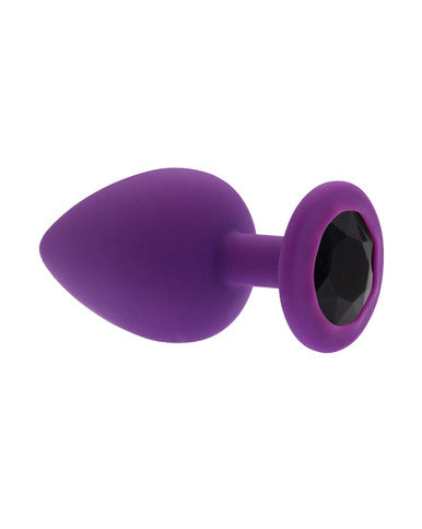 232577 - Kinki Range Silicone Gemmed Butt Plug - 3.8 Inch - Just for you desires